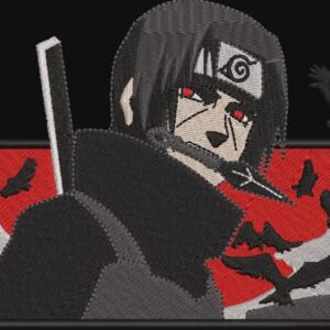 Itachi Uchiha Embroidery T-shirt