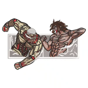 Attack on Titan Embroidery T-shirt